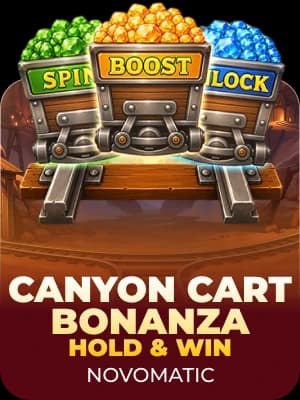 Canyon Cart Bonanza: Hold and Win